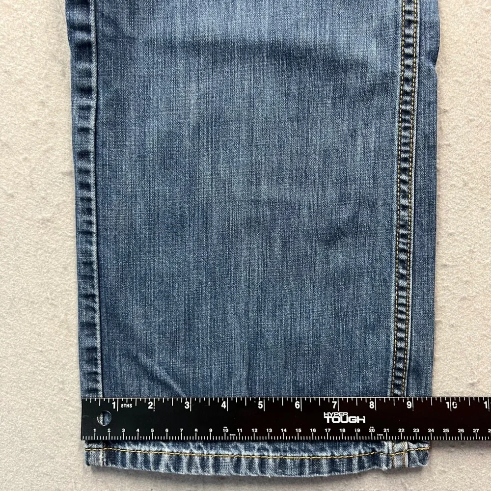 Levis 527 Slim Bootcut Jeans Mens 38x32 Blue Denim Pants 05527-0239